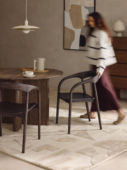 Westwing Silla Con Reposabrazos De Madera De Fresno Camille