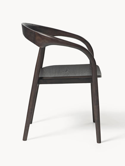 Westwing Silla Con Reposabrazos De Madera De Fresno Camille