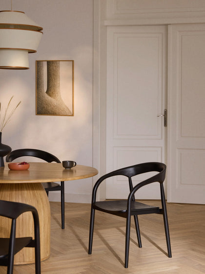 Westwing Silla Con Reposabrazos De Madera De Fresno Camille