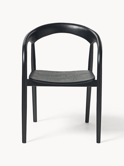 Westwing Silla Con Reposabrazos De Madera De Fresno Camille