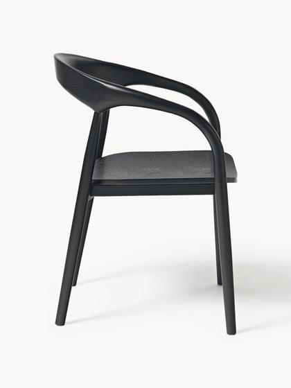 Westwing Silla Con Reposabrazos De Madera De Fresno Camille