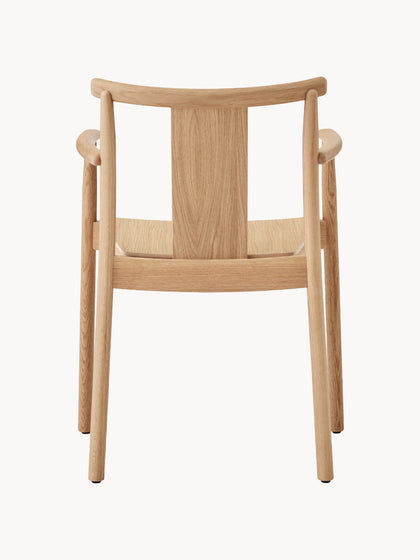 Westwing Silla Con Reposabrazos De Madera De Roble Merkur