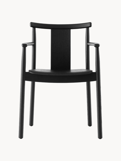 Westwing Silla Con Reposabrazos De Madera De Roble Merkur