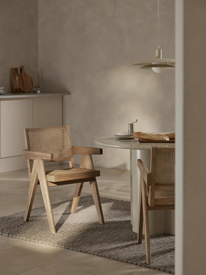 Westwing Silla Con Repozabrazos De Tejido Vienés Sissi