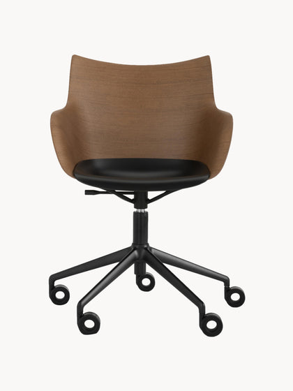 Westwing Silla De Escritorio Con Reposabrazos Q/WOOD Altura Regulable