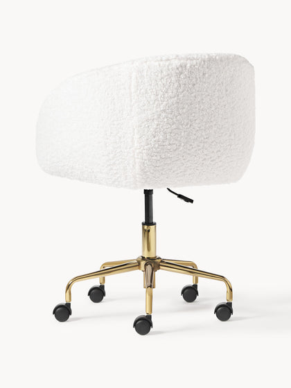 Westwing Silla De Escritorio De Borreguillo Emmie Altura Regulable