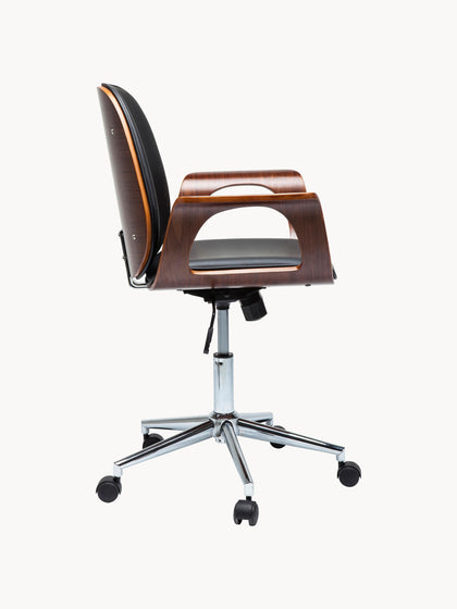 Westwing Silla De Escritorio De Cuero Artificial Patron Altura Regulable