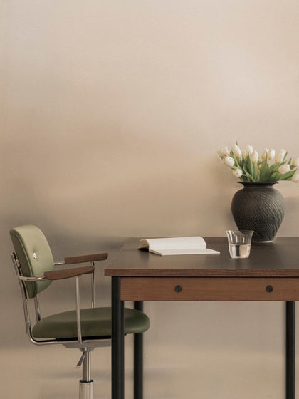 Westwing Silla De Escritorio De Cuero Co Altura Regulable