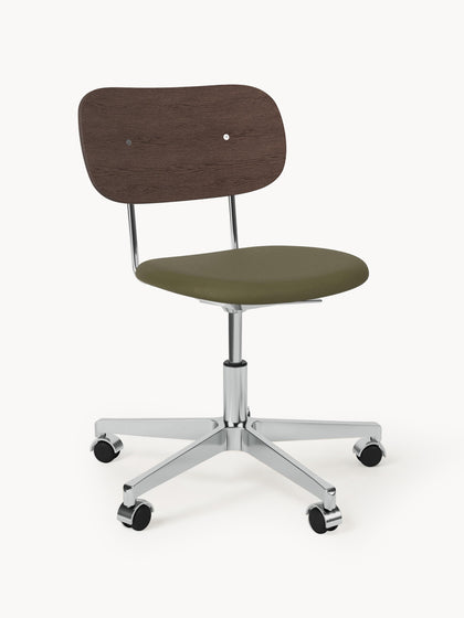 Westwing Silla de escritorio de cuero Co altura regulable