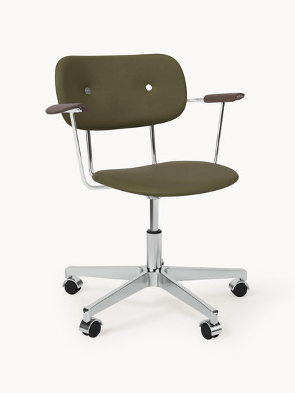 Westwing Silla de escritorio de cuero Co altura regulable