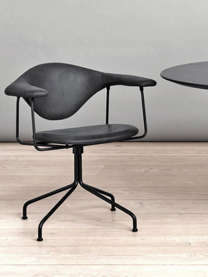 Westwing Silla De Escritorio De Cuero Giratoria Masculo