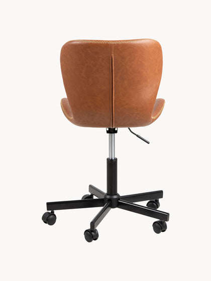 Westwing Silla De Escritorio De Cuero Sintético Batilda Altura Regulable