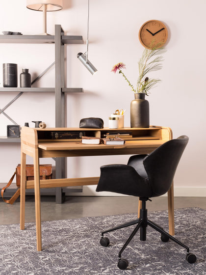 Westwing Silla De Escritorio De Cuero Sintético Nikki Altura Regulable