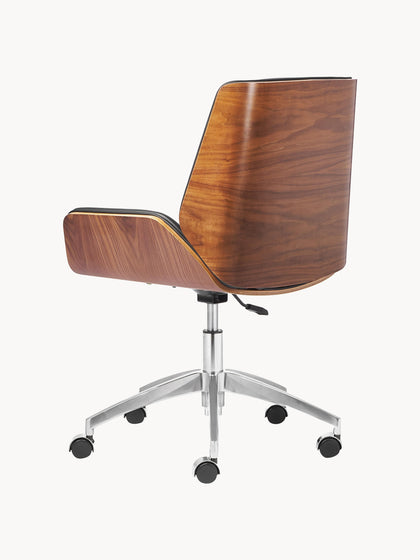 Westwing Silla De Escritorio De Cuero Sintético Rouven Altura Regulable