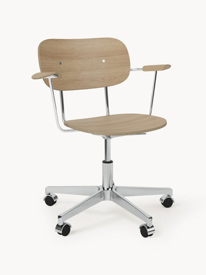 Westwing Silla de escritorio de madera Co altura regulable