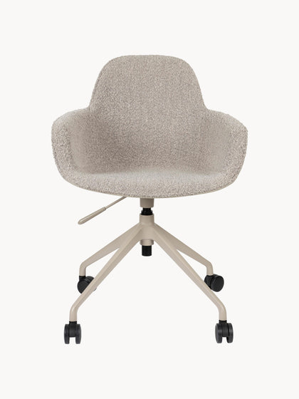 Westwing Silla De Escritorio En Tejido Bouclé Albert Regulable En Altura