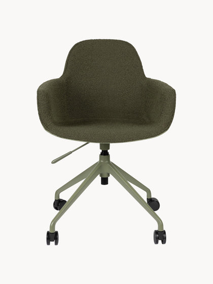 Westwing Silla De Escritorio En Tejido Bouclé Albert Regulable En Altura