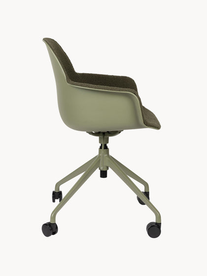 Westwing Silla De Escritorio En Tejido Bouclé Albert Regulable En Altura