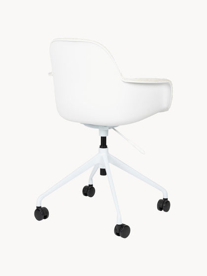 Westwing Silla De Escritorio En Tejido Bouclé Albert Regulable En Altura