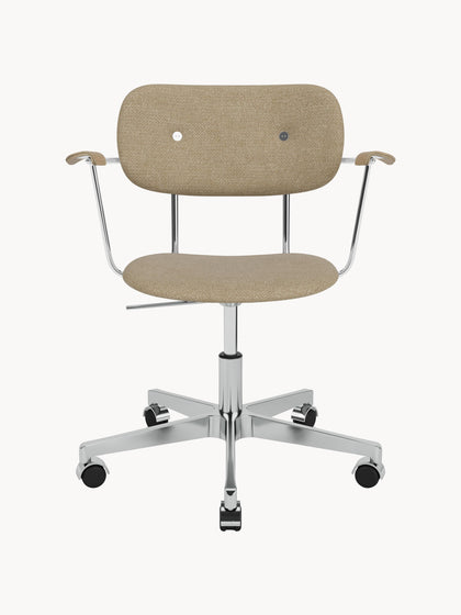 Westwing Silla De Escritorio En Tejido Bouclé Co Altura Regulable