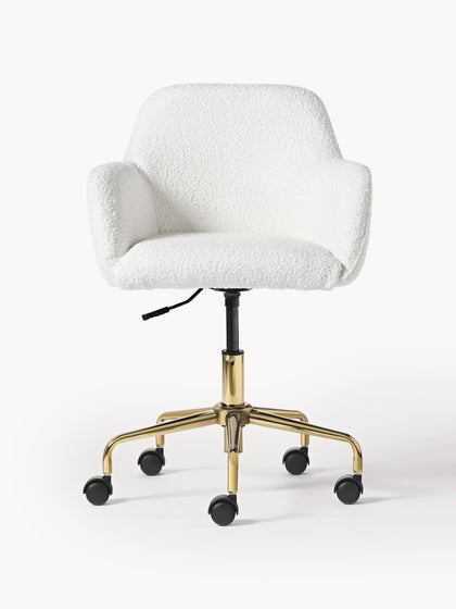 Westwing Silla De Escritorio En Tejido Bouclé Lucie