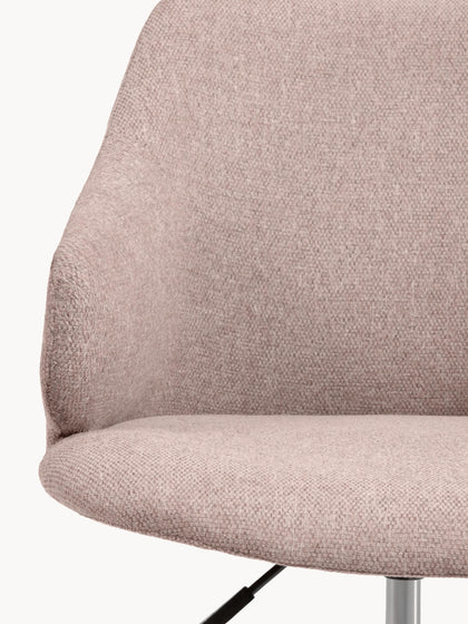 Westwing Silla De Escritorio Tapizada Regulable En Altura Einara