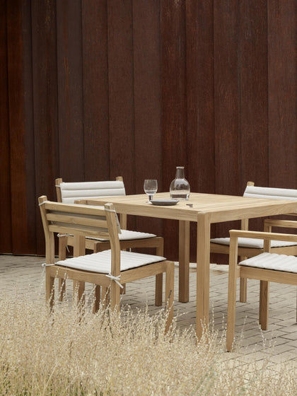 Westwing Silla De Jardín Apilable De Madera De Teca AH501