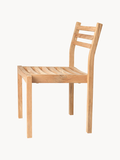 Westwing Silla De Jardín Apilable De Madera De Teca AH501