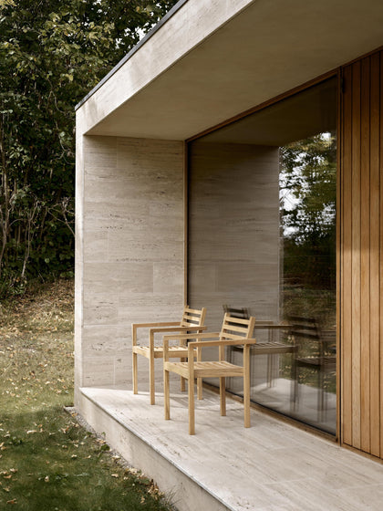 Westwing Silla De Jardín Apilable De Madera De Teca AH502