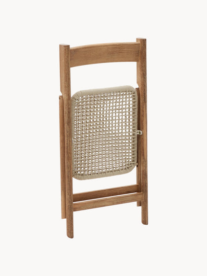 Westwing Silla De Jardín Plegable De Madera De Acacia Dandara