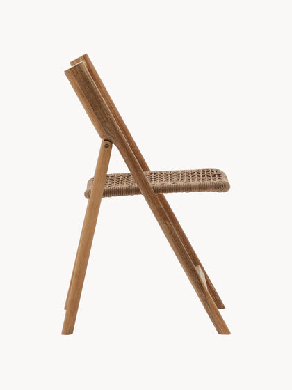 Westwing Silla De Jardín Plegable De Madera De Acacia Dandara