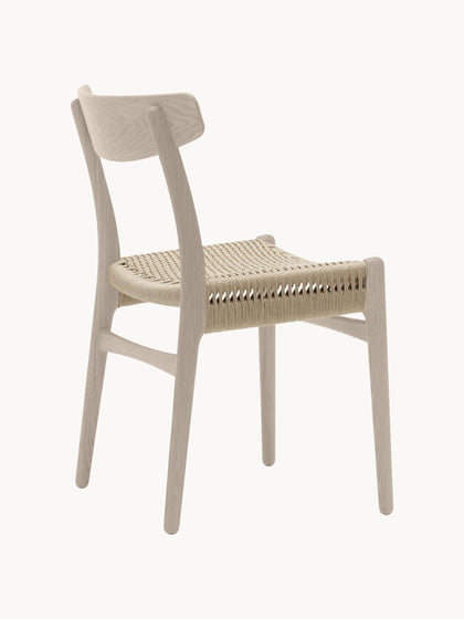 Westwing Silla De Madera Con Asiento Tejido A Mano CH23