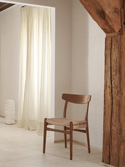 Westwing Silla De Madera Con Asiento Tejido A Mano CH23