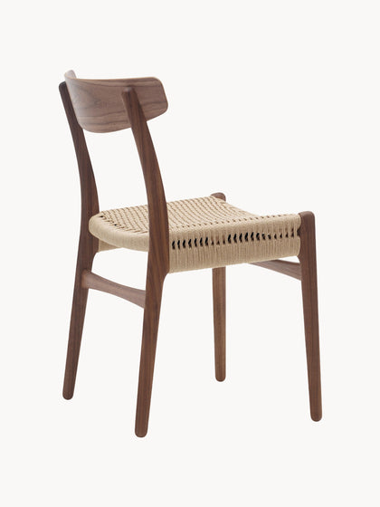 Westwing Silla De Madera Con Asiento Tejido A Mano CH23