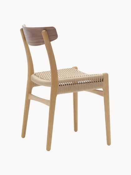 Westwing Silla De Madera Con Asiento Tejido A Mano CH23