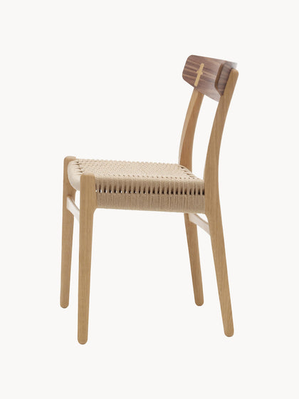 Westwing Silla De Madera Con Asiento Tejido A Mano CH23