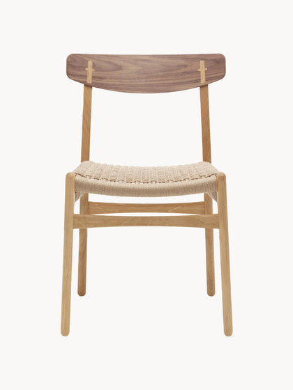 Westwing Silla De Madera Con Asiento Tejido A Mano CH23