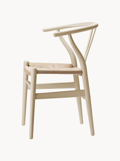 Westwing Silla De Madera Con Asiento Tejido A Mano CH24
