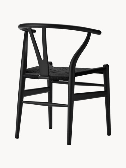 Westwing Silla De Madera Con Asiento Tejido A Mano CH24