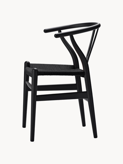 Westwing Silla De Madera Con Asiento Tejido A Mano CH24