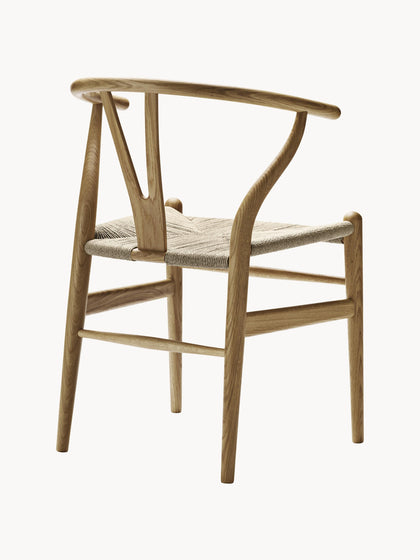 Westwing Silla De Madera Con Asiento Tejido A Mano CH24