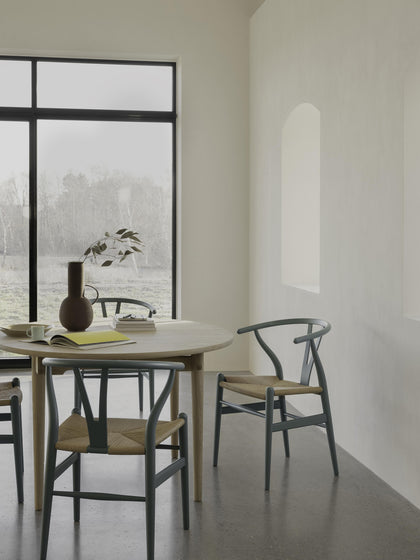 Westwing Silla De Madera Con Asiento Tejido A Mano CH24