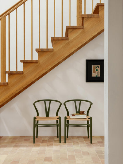 Westwing Silla De Madera Con Asiento Tejido A Mano CH24