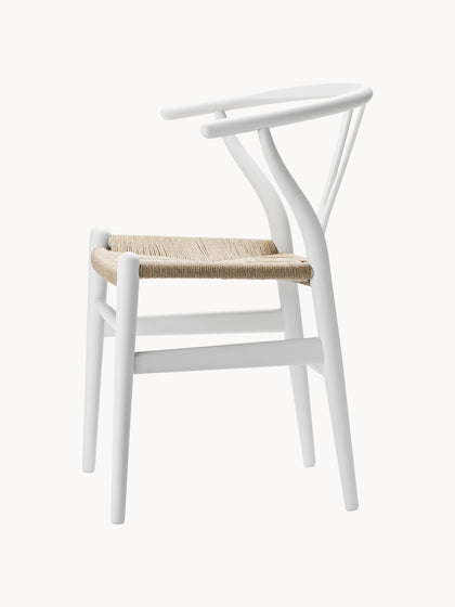 Westwing Silla De Madera Con Asiento Tejido A Mano CH24