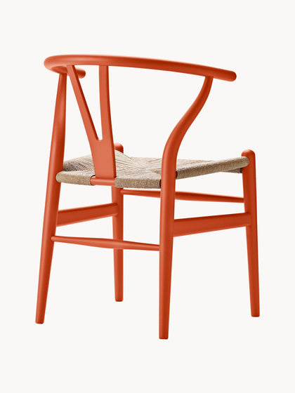 Westwing Silla De Madera Con Asiento Tejido A Mano CH24 Wishbone Chair