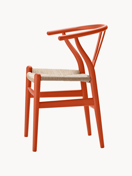 Westwing Silla De Madera Con Asiento Tejido A Mano CH24 Wishbone Chair