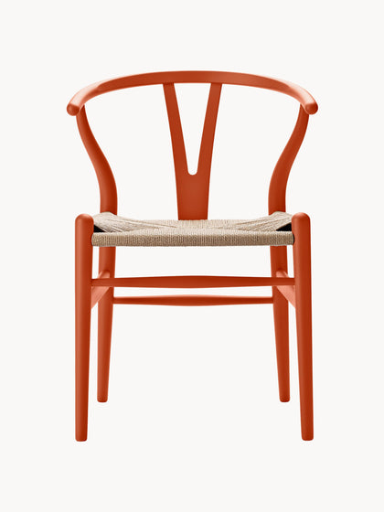 Westwing Silla De Madera Con Asiento Tejido A Mano CH24 Wishbone Chair