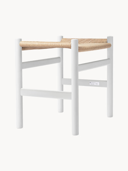 Westwing Silla de madera con asiento tejido a mano CH36