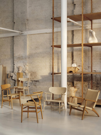 Westwing Silla De Madera Con Asiento Tejido A Mano Y Reposabrazos CH36