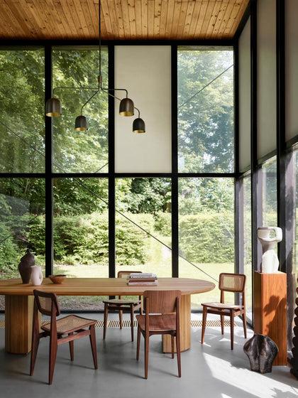 Westwing Silla De Madera De Nogal Con Tejido Vienés C-Chair